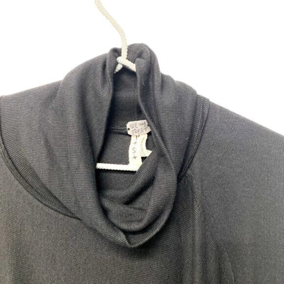 Free People Black Dolman Turtleneck Top - Picture 5 of 8